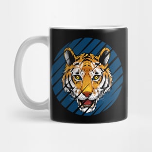 Tigers Head Illustration Mug